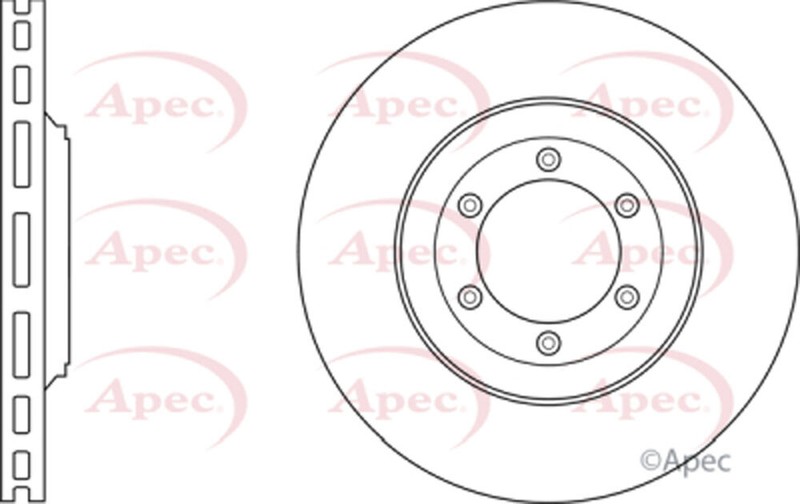 Fits Isuzu D-Max 2012- 1.9 D 2.5 CRDi Brake Disc Front Ikio 8972382800 gallery