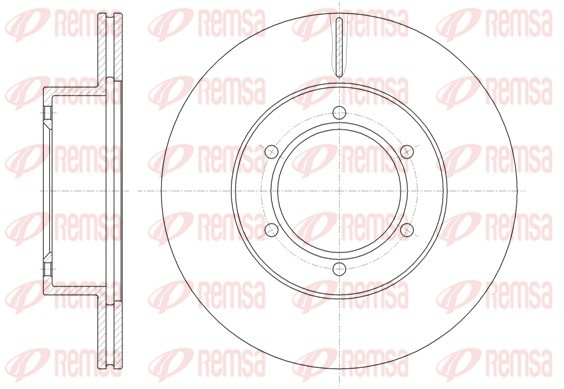 REMSA 6497.10 Brake Disc for GREAT WALL,TOYOTA,VW