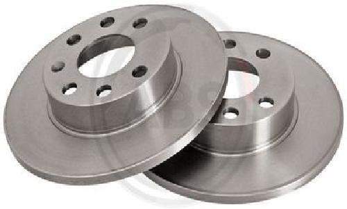 2x Original A.B.S. Brake disc 15751 for Opel