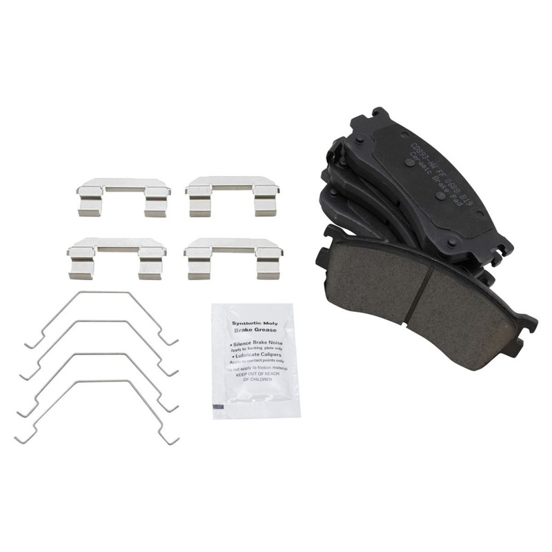 TRQ Front Brake Pad & Rotor Kit Brake Rotor For 2001-2003 Mazda Protege gallery