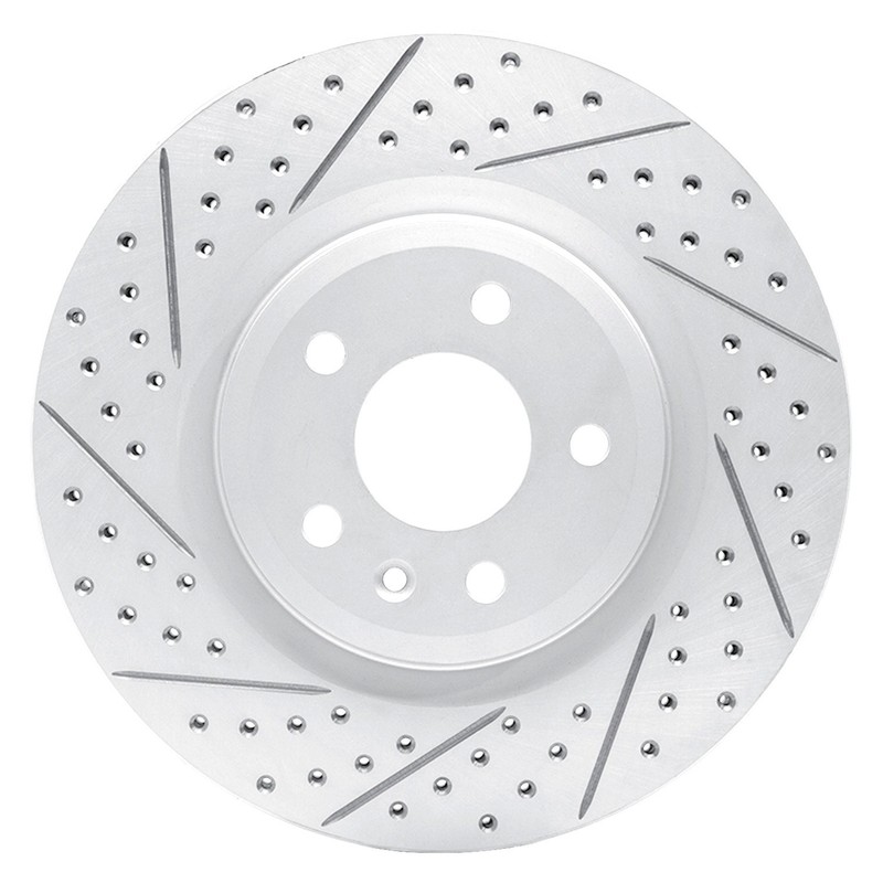 For Ford Explorer 11-19 DFC Drilled & Slotted Front Driver Side Brake Rotor
