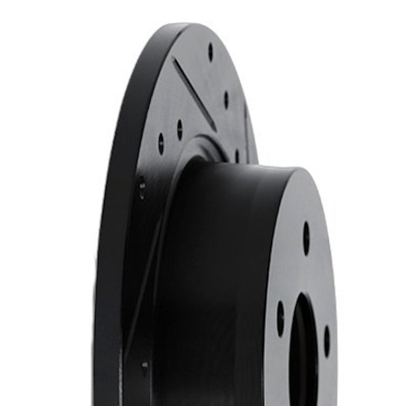 For Toyota 86 2019 Rotor Set | Black | Drilled And Slotted Rotor Style gallery