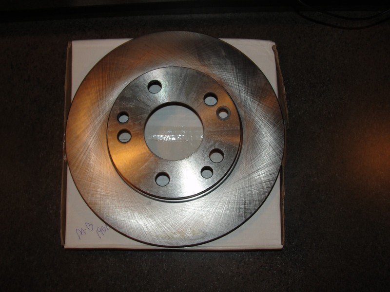 Vented Disc Brake Rotor Ft.B/A#083-2257,MB#2014211512A,EBR236E 1987-93 190E,W201