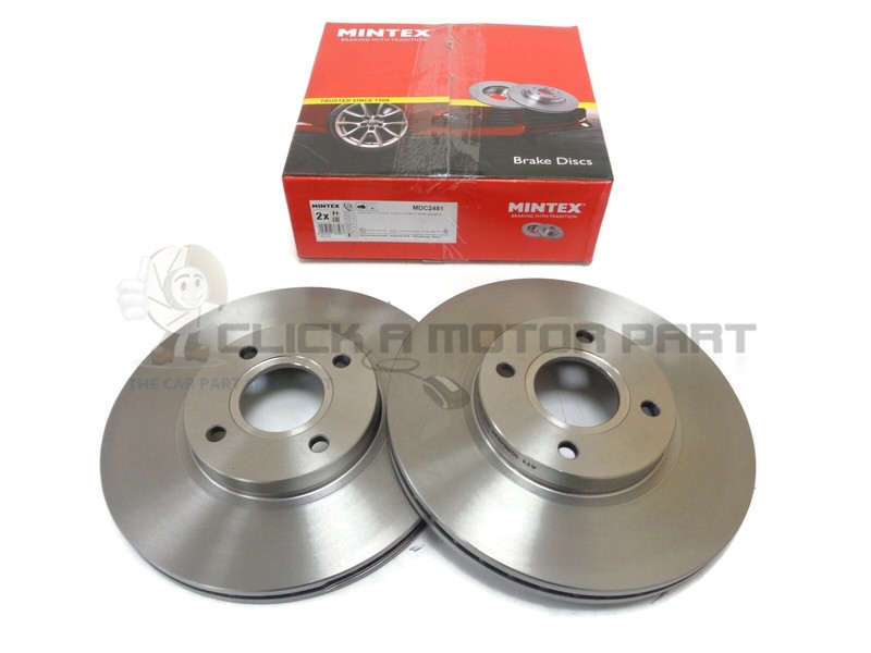 Front Mintex Brake Discs (278mm) For Ford Fiesta Mk7 1.6 ST180 ST-3 2012-2017