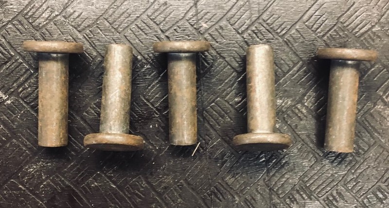 CORVETTE ROTOR RIVETS, SET OF 5, 1965 – 1982