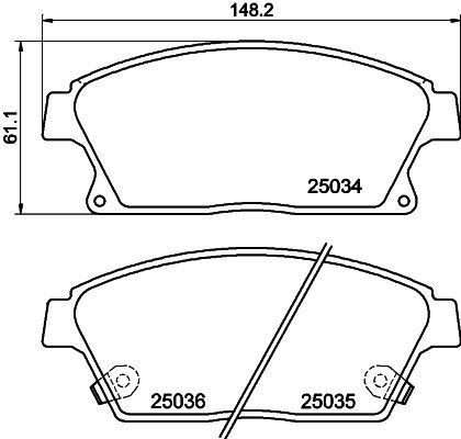 DON Front Discs & Brake Pads Fits Chevrolet Cruze Orlando Volt Opel Vauxhall gallery