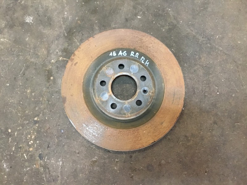 Audi A6 C7 Rear Right Passenger Disc Brake Rotor 12 13 14 15 16 17 :O