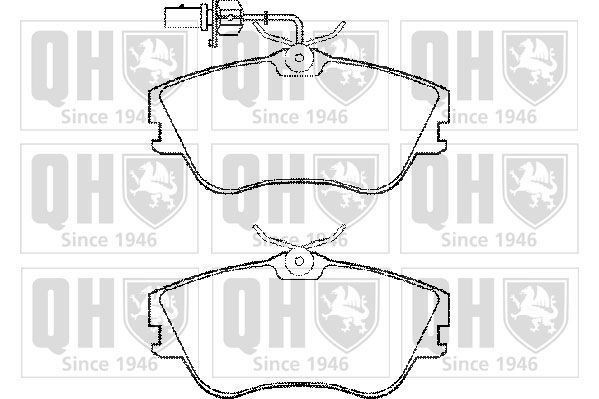 Quinton Hazell Front Discs (Pair) & Front Pads + Rear Discs (Pair) & Rear Pads gallery