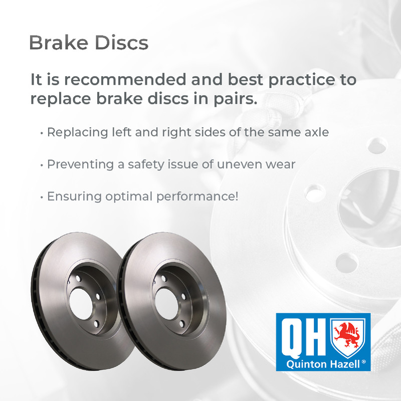 Brake Disc Single Solid Rear 280mm BDC5774 Quinton Hazell 4020600QAC 4320600Q0D gallery