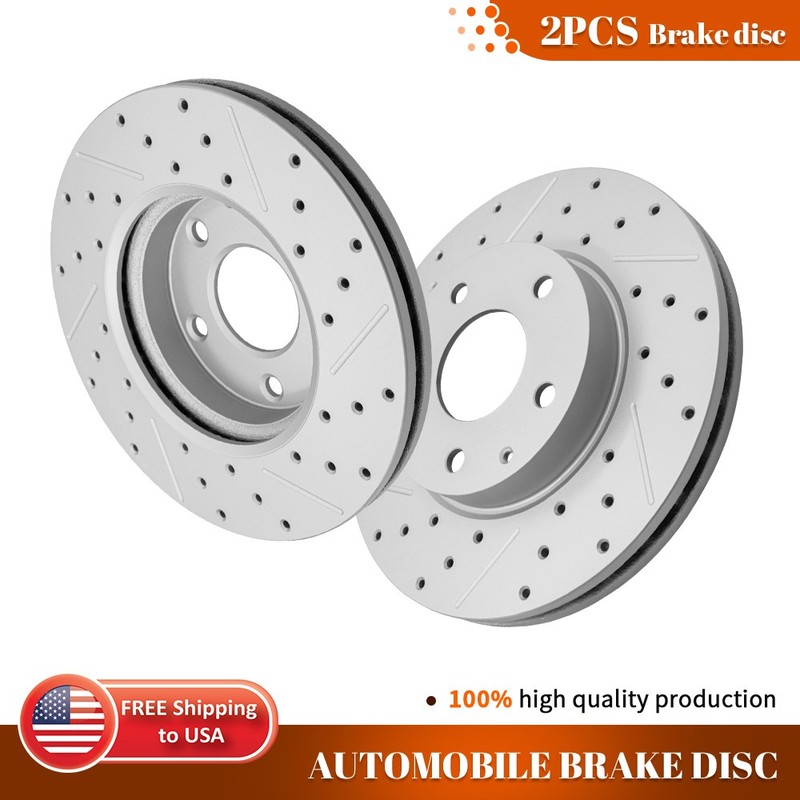 280mm Front Drilled Disc Brake Rotors for Mazda CX-3 3 Sport 2014 2015 2016-2018