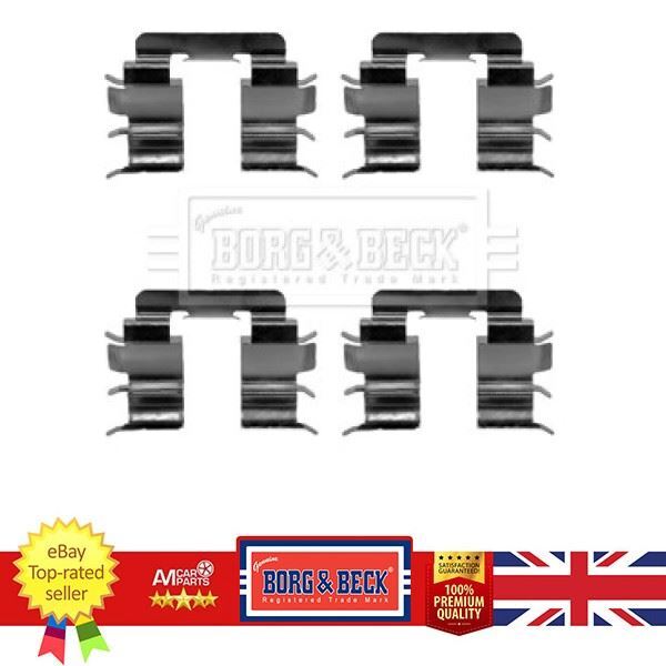 Brake Pad Fitting Kit For Nissan MICRA 92-03 41012-72000 BORG & BECK BBK1453
