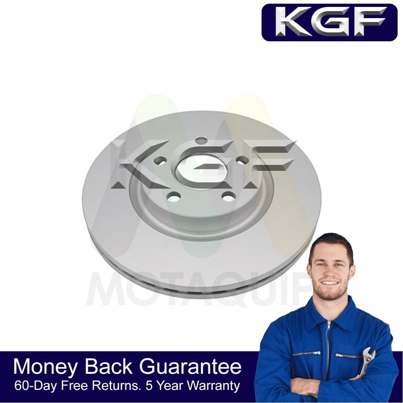 KGF Front 1x Brake Disc Fits Tourneo Connect Transit 1.0 1.5 D dCi 1.6