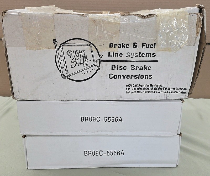 2 NEW RIGHT STUFF BR09C 9″ REAR CONVERSION BRAKE ROTORS W/4 BOLT PATTERN