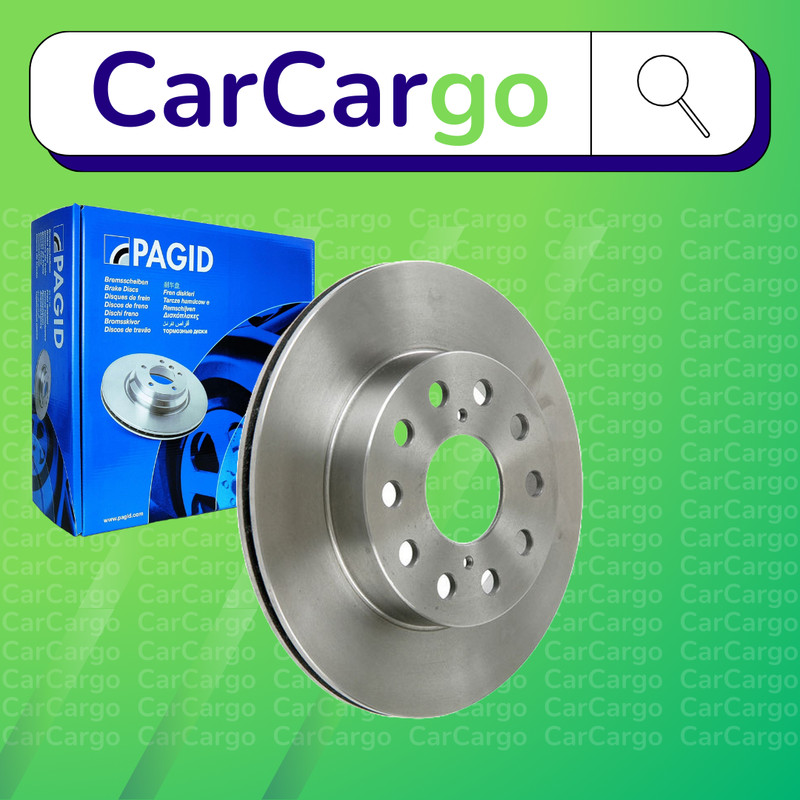 Pagid Vented Rear Brake Discs Pair For Toyota MR2 2.0 16V 1989-2000 263 mm
