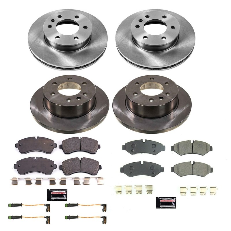 Powerstop Front Rear 4 Wheel 298mm Discs & Pads Kit for Sprinter 1500 2500 gallery