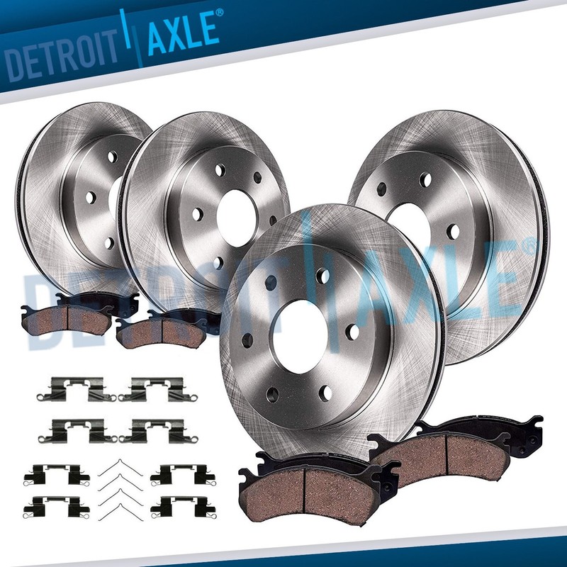Front Rear Disc Rotor Brake Pad for 2005-2019 for Nissan Frontier Xterra Equator