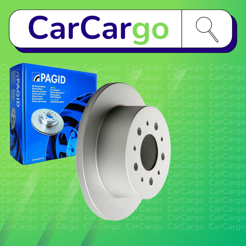 Pagid Solid Rear Brake Discs Pair For Fiat Ducato 1.9 TD CAT 1994-2002 280 mm