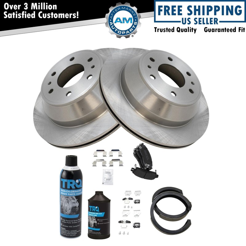 Rear Brake Pad & Rotor Kit Fits Buick Chevrolet GMC Isuzu Oldsmobile Saab