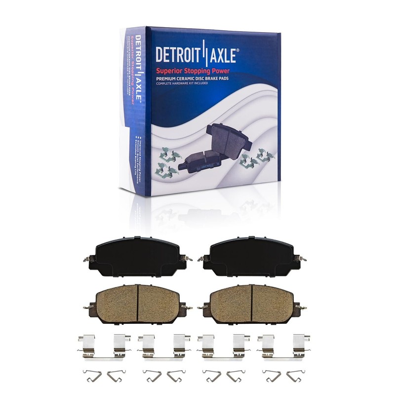 8pc Front Rear Drilled Disc Rotors Brake Pads Kit for 2017 - 2021 Honda Clarity gallery