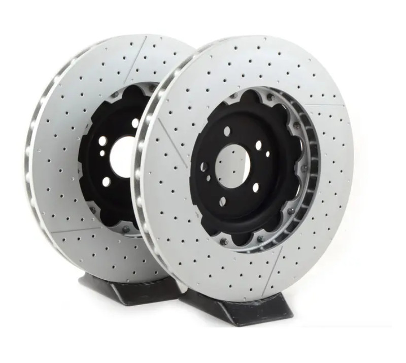 Front & Rear Rotors With Brake Pads & Sensors For 05-21 Mercedes-Benz BREMBO OE gallery