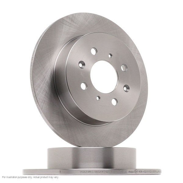 2X APEC Rear Brake Discs for HONDA CIVIC VI Hatchback 260mm Solid SDK6038 gallery