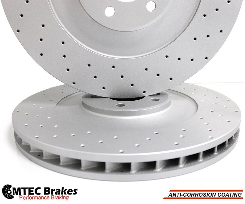Audi A8 S8 5.2 Fsi Quattro 06-10 Rear Brake Disc Drilled Coated 335mm gallery