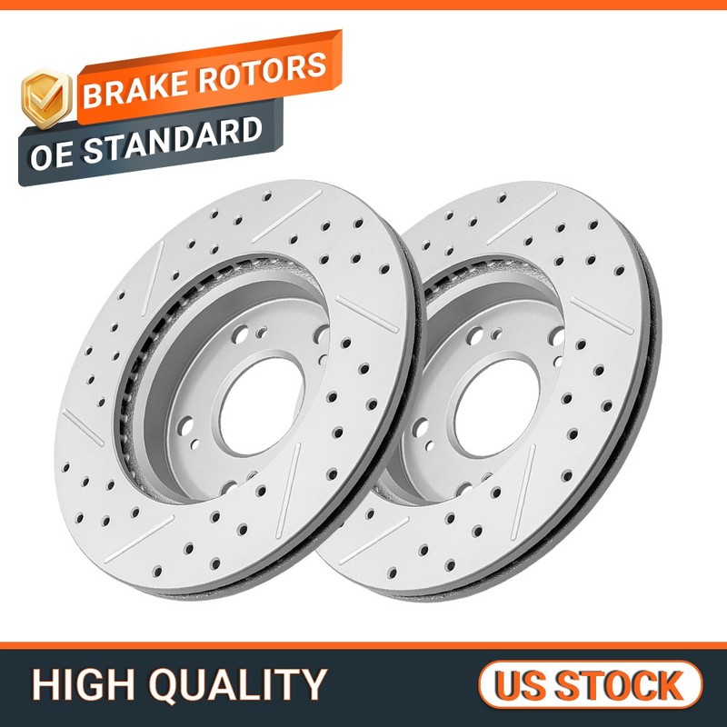 10.31 inch Front Slotted Disc Brake Rotors for 2012 – 2015 Honda Civic Acura ILX