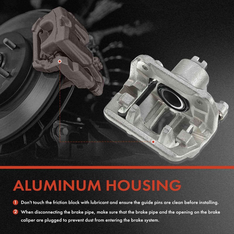 Drilled Rotor & Brake Pads + Calipers for Honda Element 2004-2011 Acura TL Rear gallery