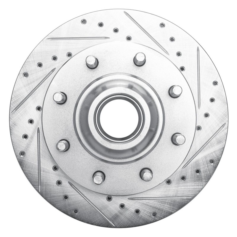 For Chevy G30 93-95 Brake Rotor eLINE Drilled & Slotted 1-Piece Front Passenger gallery