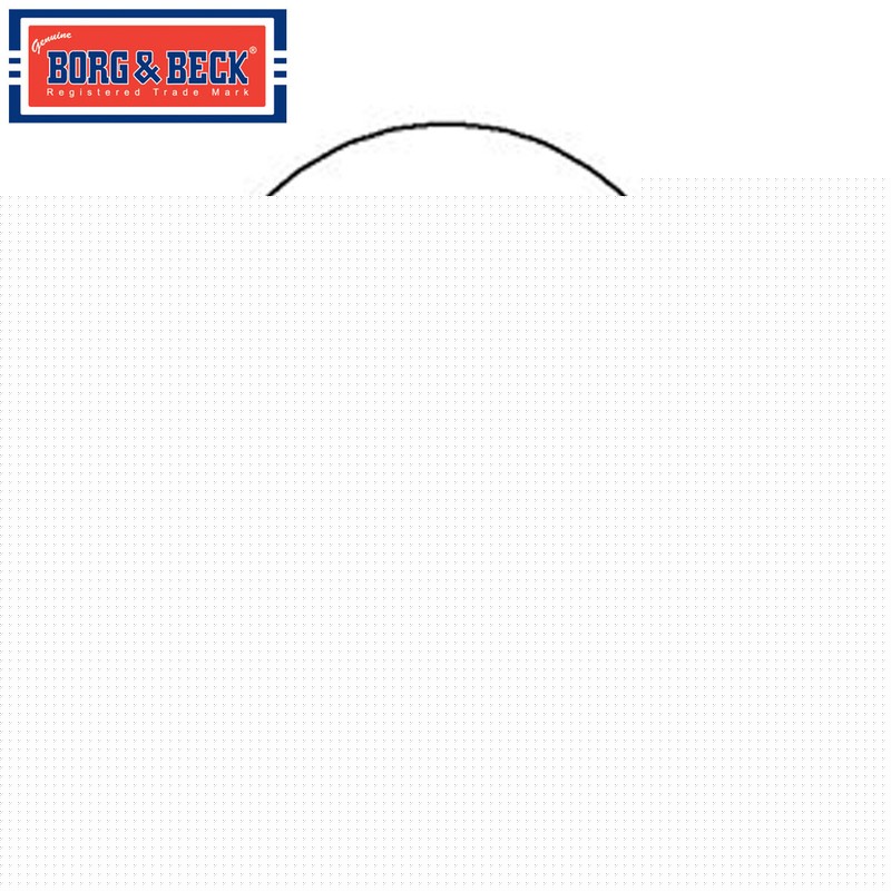 Borg & Beck Front 1x Brake Disc Fits Rover 600 1993-1999 Honda Accord 1990-1998