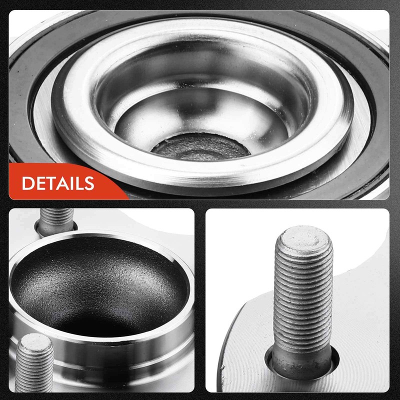 Front&Rear Drilled Rotor & Brake Pad & Wheel Hub Bearing for Nissan Altima 07-13 gallery