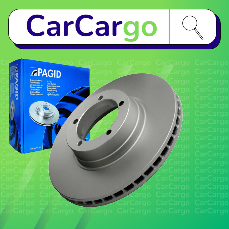 Pagid Vented Front Brake Discs Pair For LDV Convoy 2.4 D 2002-2009 275 mm