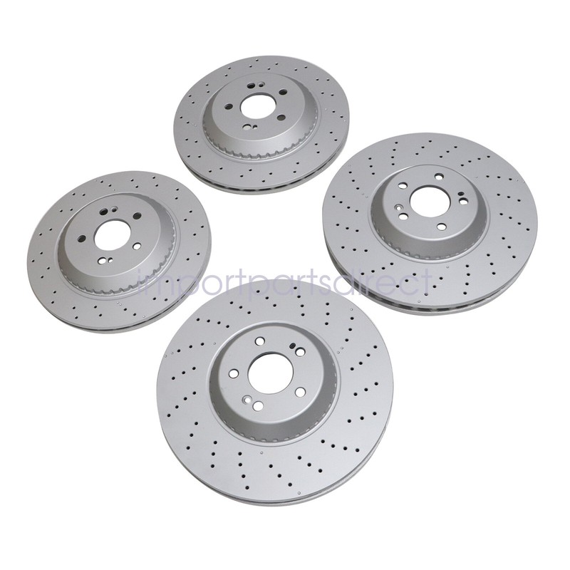 2224215100 For Mercedes W222 2014-2019 Front + Rear Brake Disc Rotors 2224231400 gallery