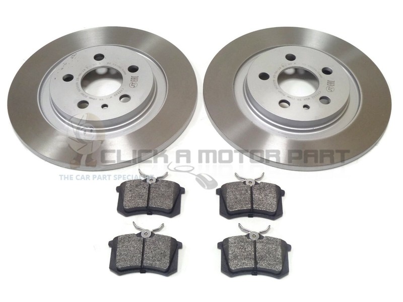 FIAT ULYSSE 2.0 2.2 JTD 2003-2006 REAR 2 BRAKE DISCS AND PADS SET