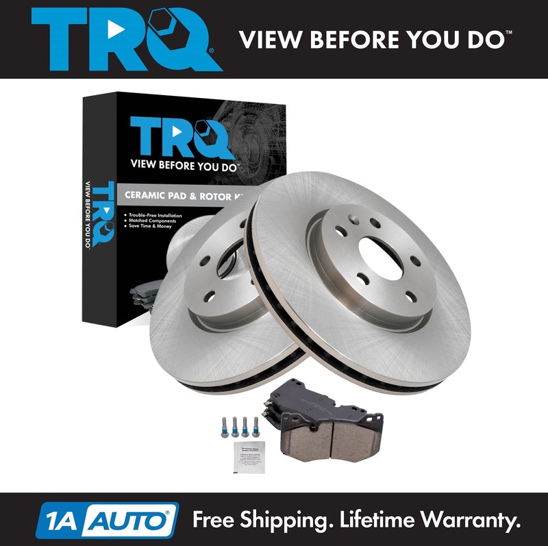 TRQ Brake Pad & Rotor Kit Ceramic Fits 2020-2021 Chevrolet Corvette