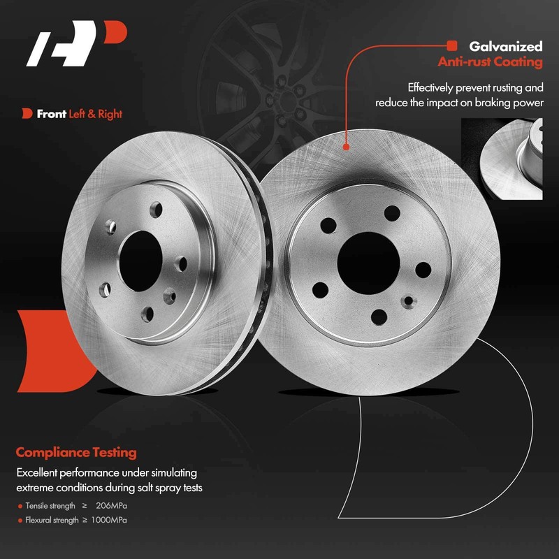 A-Premium Front Disc Brake Rotor &Pad + Hub Bearing for Chevrolet Malibu Buick gallery