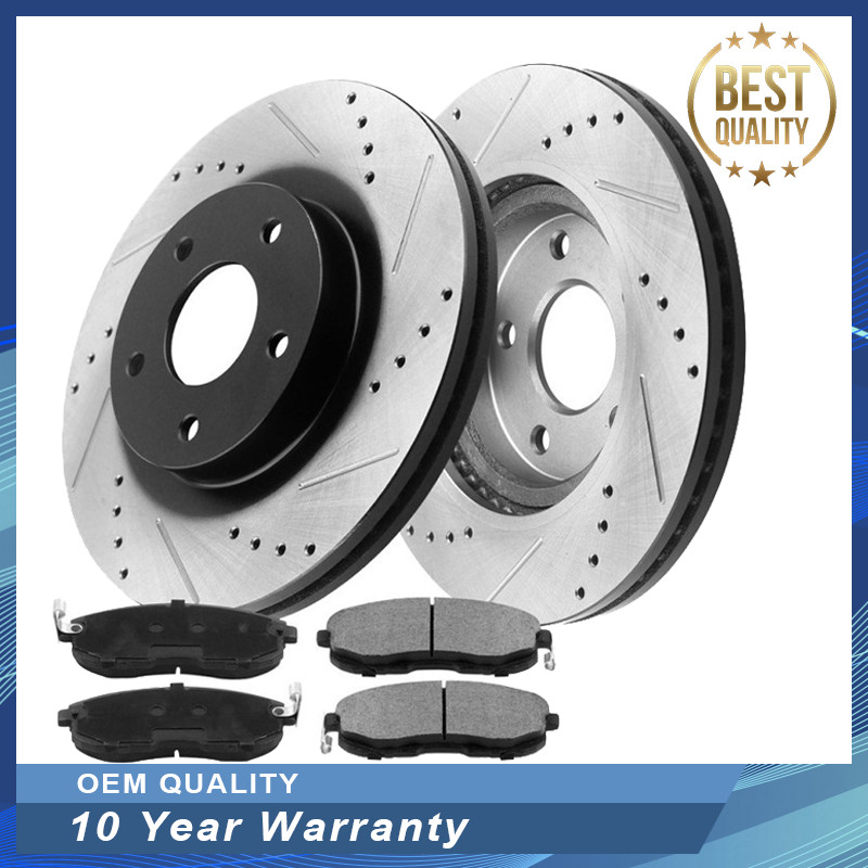 For Jeep Grand Cherokee Brake Rotors with Pads Front 2015-2020 Disc Rotors 350mm