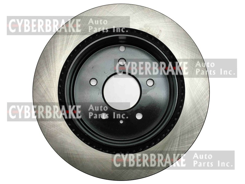 55147E Rear Premium Black E-Coat Rotor Pair of 2 gallery