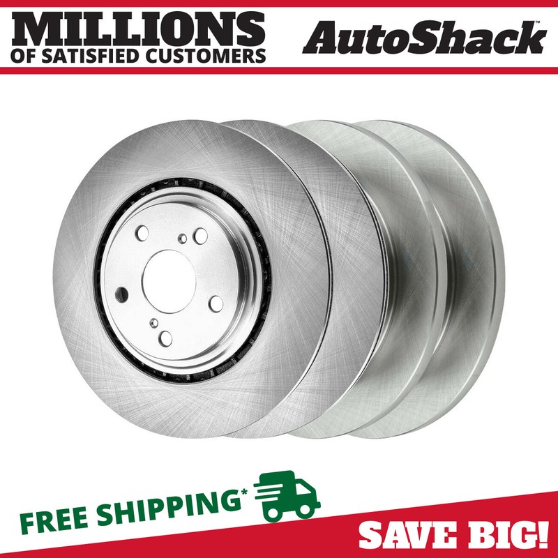 Front & Rear Brake Rotors Set of 4 for Toyota Highlander Sienna Lexus RX350 3.5L