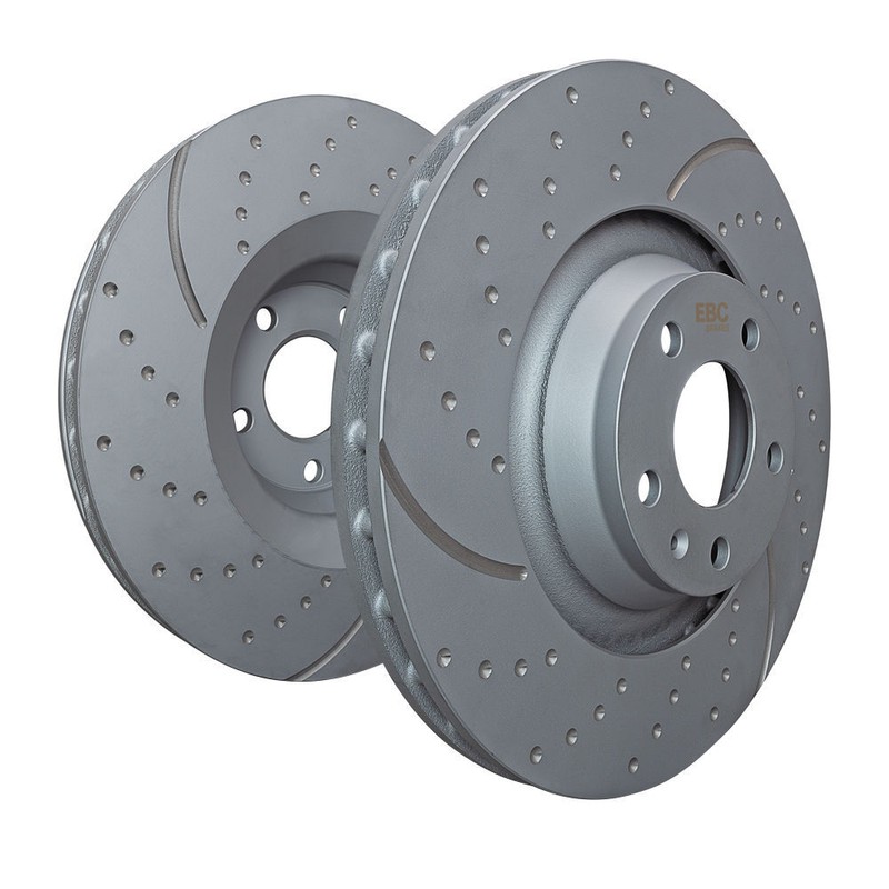 EBC 3GD Series Sport Dimpled & Slotted Brake Rotors for 12-15 Chevy Camaro gallery