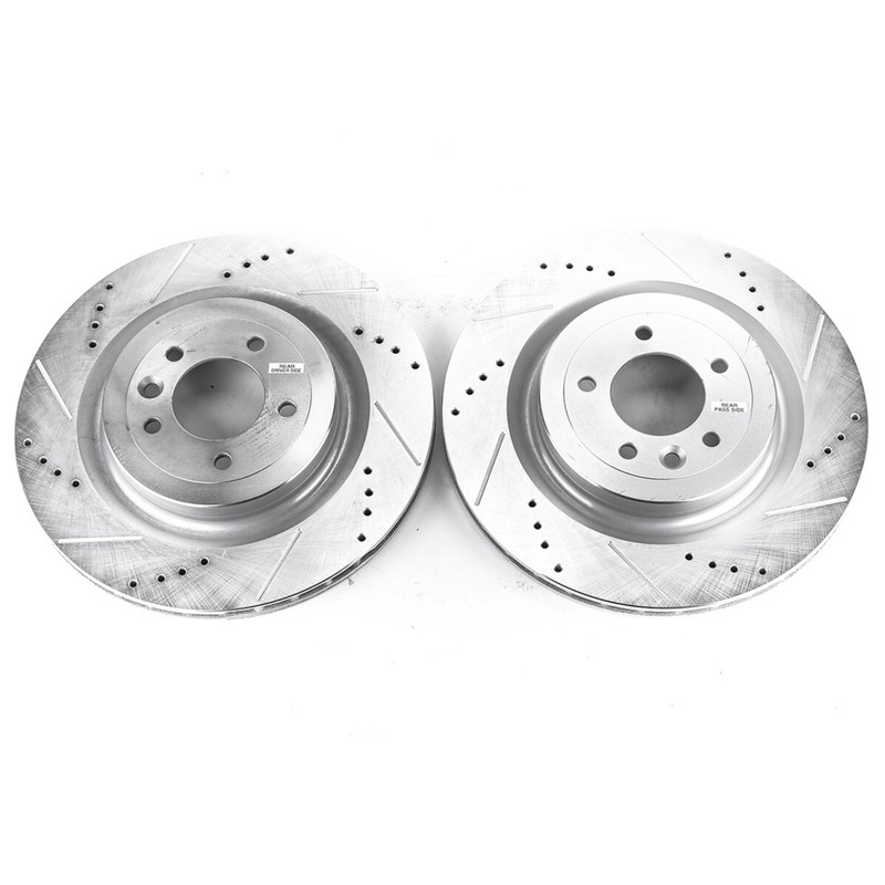EBR1426XPR Powerstop Brake Discs 2-Wheel Set Rear for Defender Range Rover Land