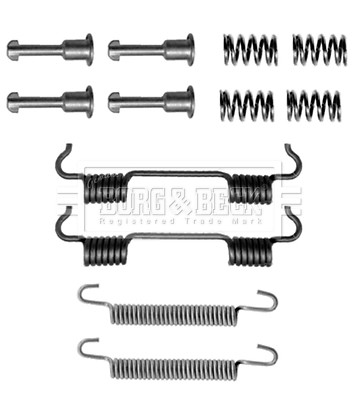 Borg & Beck Disc Brake Shoes Accessory Kit Fitting BBK6136 - 5 YEAR WARRANTY