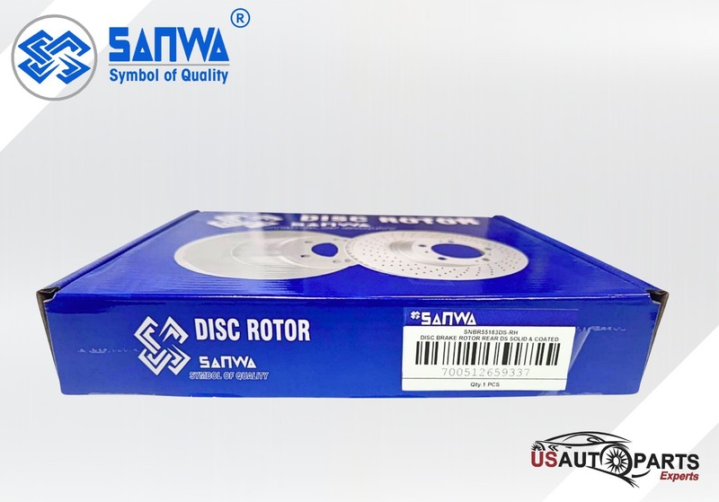REAR RH BRAKE ROTOR SOLID & GEOMET COATED D&S 291 mm FOR BUICK REGAL 2011-2017 gallery