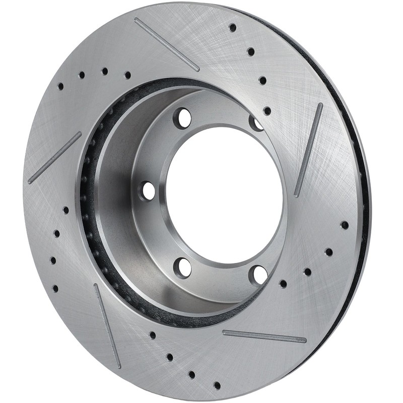 6X For Toyota Tacoma 1999 - 2003 2004 Front Slotted Brake Rotors Ceramic Pads gallery