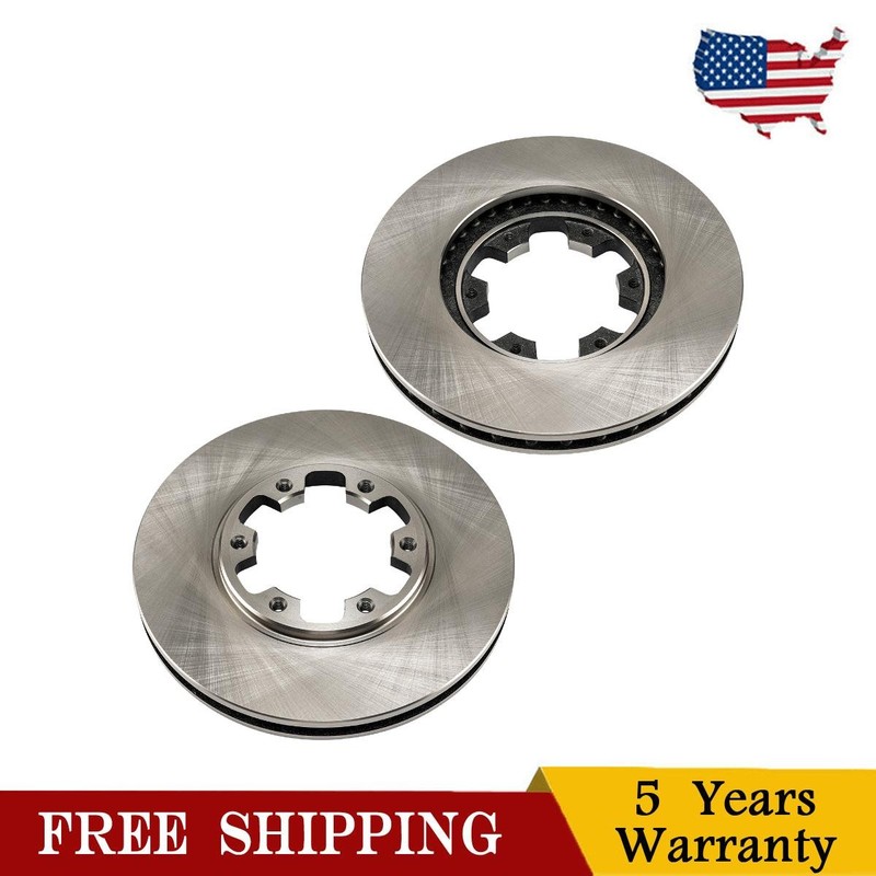Front Disc Brake Rotors For 2003 2004 Nissan Frontier 2000-2004 Nissan Xterra