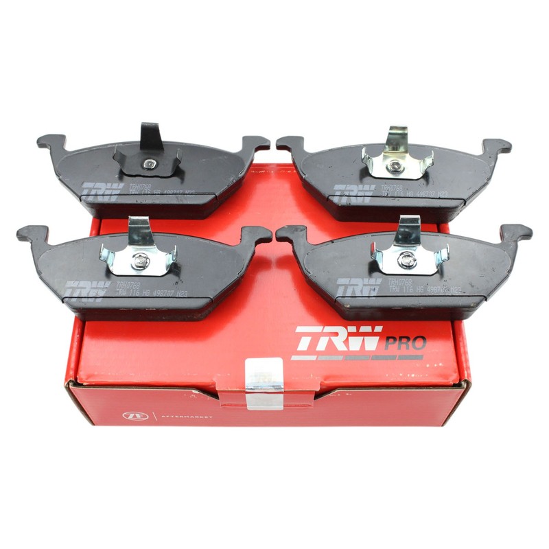 DuraGo Front Rotors TRW Pro Low-Metallic Disc Brake Pads Kit For VW Jetta 11-15 gallery