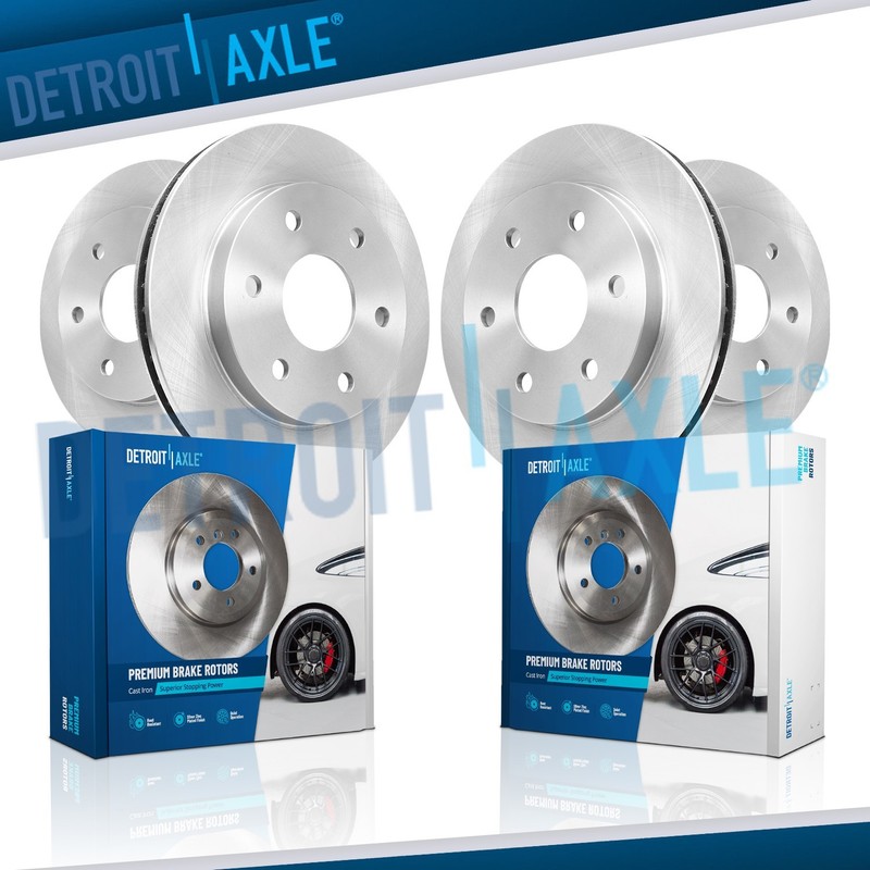 Front and Rear Disc Brake Rotors Kit for 2021 2022 Chevrolet Colorado GMC Canyon