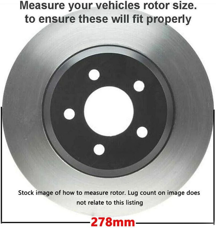 5-Lug Rear Brake Pads Rotors for 2001 2002 2003 2004 INFINITI I35 gallery