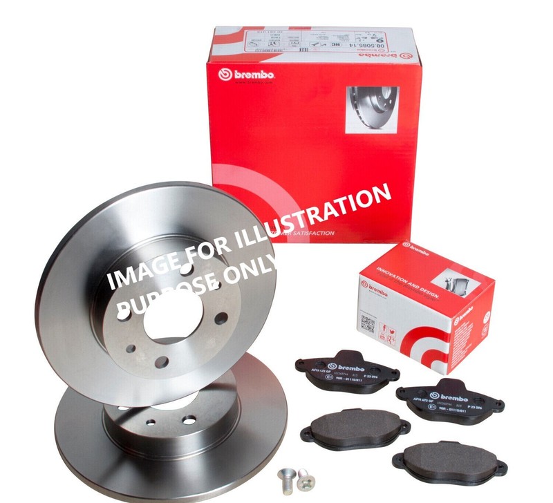 FOR MERCEDEZ BENZ E55 AMG 5.4 W210 BREMBO REAR BRAKE DISCS 300MM&BRAKE PAD SET