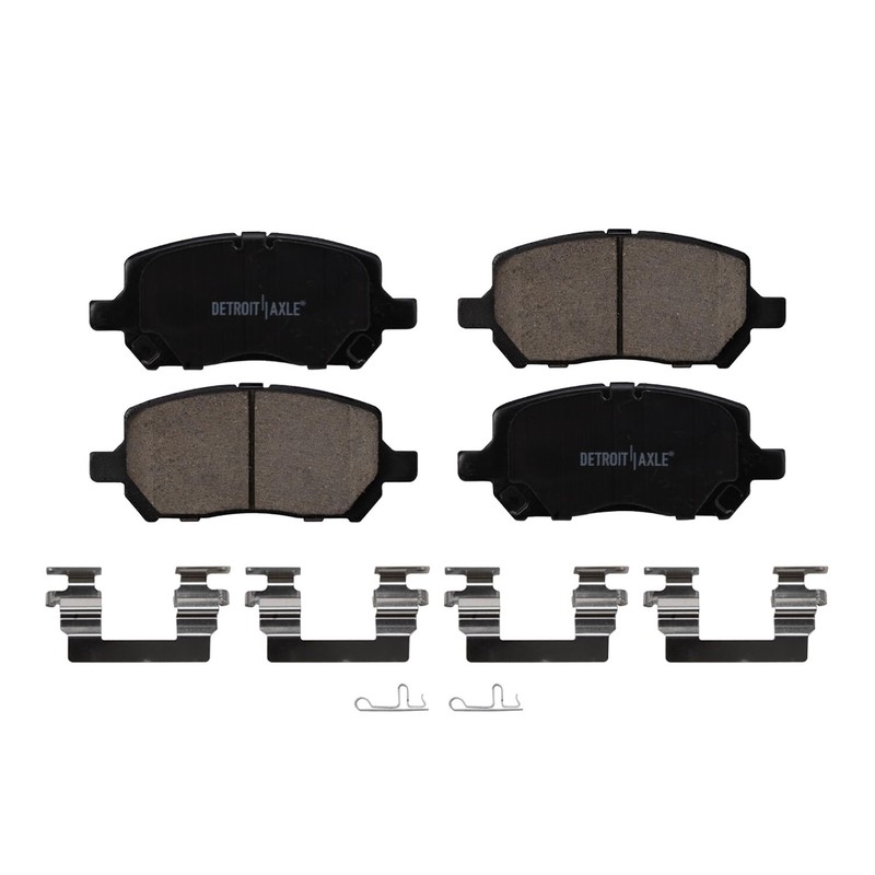 Front Drilled Slotted Rotors & Ceramic Brake Pads for 2003 - 2010 Pontiac G5 Ion gallery
